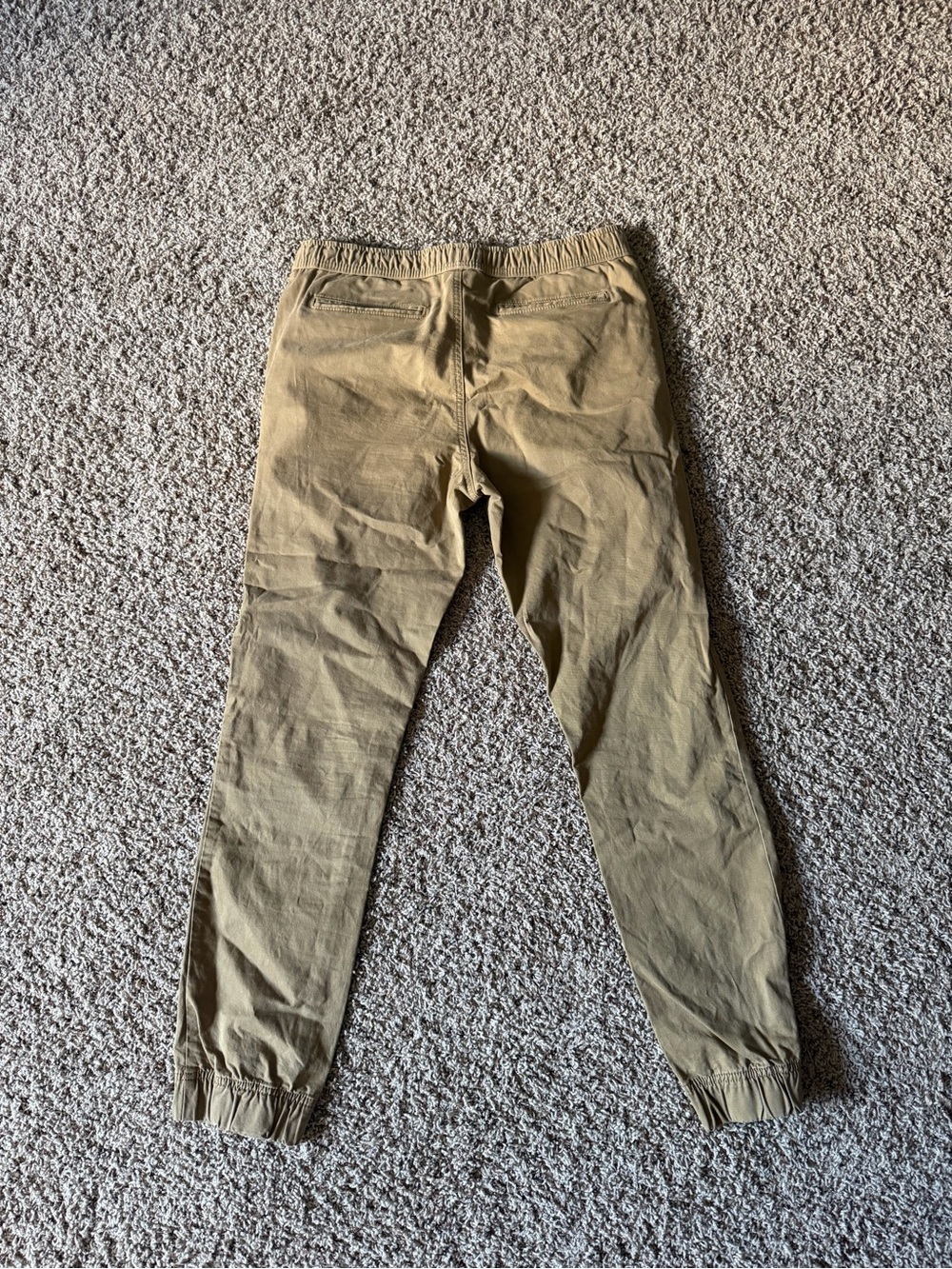 Small Men’s jogger 2p bundle Green and khaki Cargo Jogger Pants Drawstring - Picture 3 of 7
